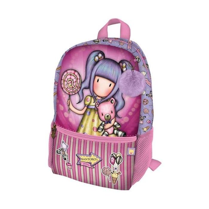 Mochila Escolar Gorjuss First prize Lila 26 x 34 x 11.4 cm