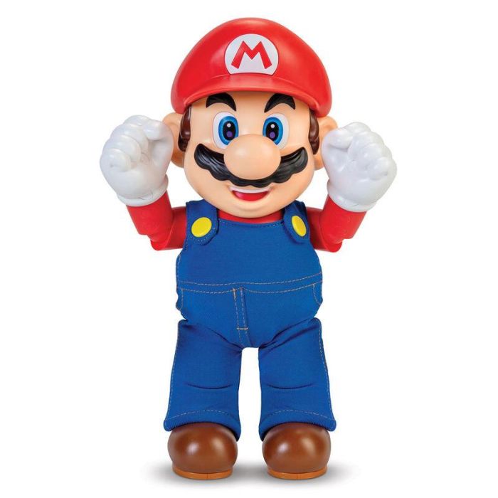Nintendo Super Mario Figura Interactiva "It's A Me Mario" 36cm Articulada con 19 Frases y Música en Inglés 4
