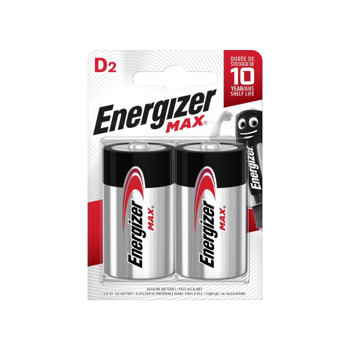 Energizer MAX – D Batería de un solo uso Alcalino Energizer MAX – D Batería de un solo uso Alcalino