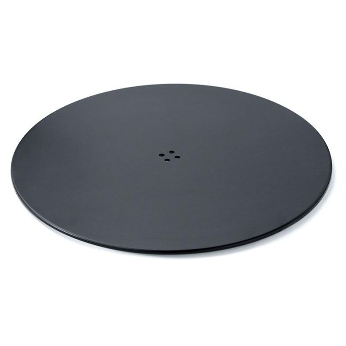 Herrajes Alk Base Plana Randy Ø580 Acero Negro Mate Herrajes Alk Base Plana Randy Ø580 Acero Negro Mate