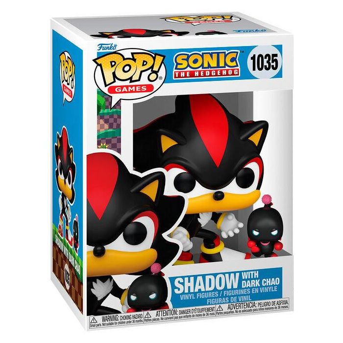 Funko Pop! & Buddy Sonic the Hedgehog: Dúo de Shadow y Dark Chao - Set de 2 Figuras de Vinilo de 9,8 cm y 3,2 cm 0 Funko Pop! & Buddy Sonic the Hedgehog: Dúo de Shadow y Dark Chao - Set de 2 Figuras de Vinilo de 9,8 cm y 3,2 cm 0