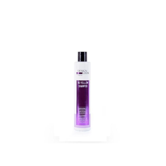 Design Look Champú Antiamarillo No Yellow para Cabello Rubio, Decolorado y Gris 300ml