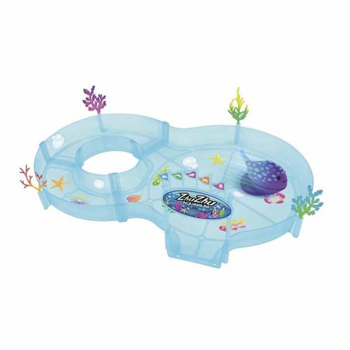 Zhu Zhu Pets Acuario Virtual sin Agua con Personaje Pez Exclusivo y Decoración Arrecife Coral para Niños 4+ Años 1 Zhu Zhu Pets Acuario Virtual sin Agua con Personaje Pez Exclusivo y Decoración Arrecife Coral para Niños 4+ Años 1