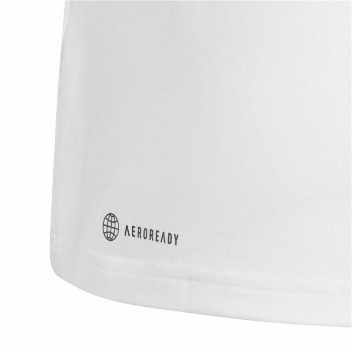 Camiseta de Manga Corta Unisex Adidas Training Essentials 3S Blanco 3