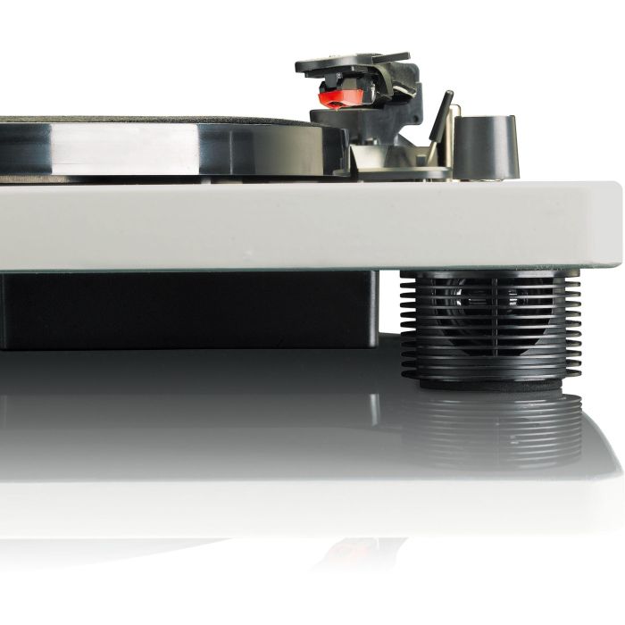 Lenco LS-50 Tocadiscos de tracción por correa Gris, 33 1/3, 45, 78 RPM, cartucho de cerámica estéreo, USB, amplificador integrado 2