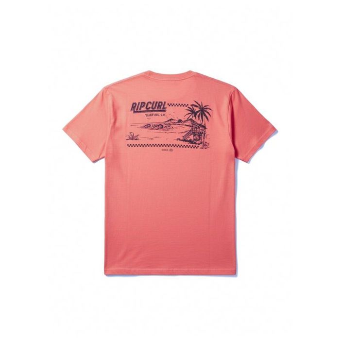 Camiseta de Manga Corta Hombre Rip Curl Sportline FB Rosa 6-7 Años 1
