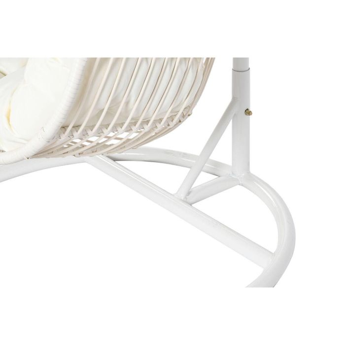 Sillon Colgante Terraza Y Jardin DKD Home Decor Blanco 80 x 100 x 60 cm 4 Sillon Colgante Terraza Y Jardin DKD Home Decor Blanco 80 x 100 x 60 cm 4