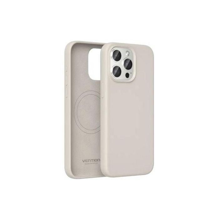 Vention KUDM0-30 Funda de Silicona Líquida con MagSafe para iPhone 13 Pro Gris Grava Vention KUDM0-30 Funda de Silicona Líquida con MagSafe para iPhone 13 Pro Gris Grava