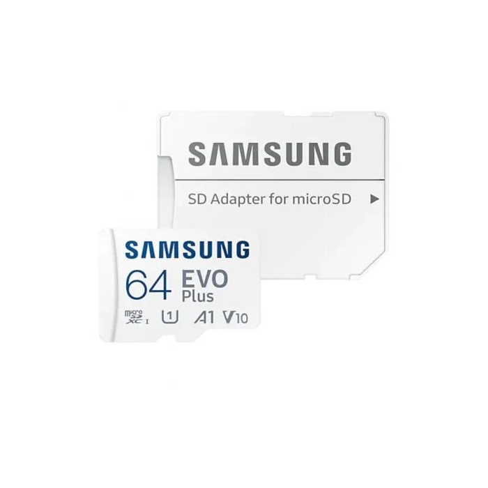 Samsung MB-MC64SA/EU Tarjeta microSDXC EVO Plus 64GB Clase 10 U3 V30 A2 con Adaptador SD hasta 160MBs 0 Samsung MB-MC64SA/EU Tarjeta microSDXC EVO Plus 64GB Clase 10 U3 V30 A2 con Adaptador SD hasta 160MBs 0