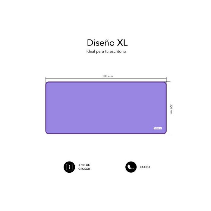 SUBBLIM Harmony Pack Mousepad XL + Wireless Mouse Purple 2