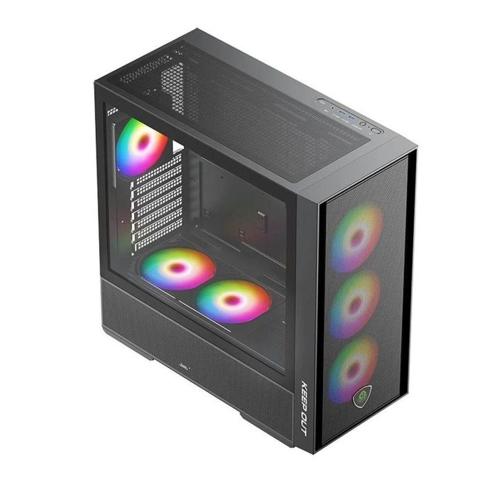 Caja Semitorre ATX KEEP OUT KO XC-805 MESH ARGB USB3 Negro 3