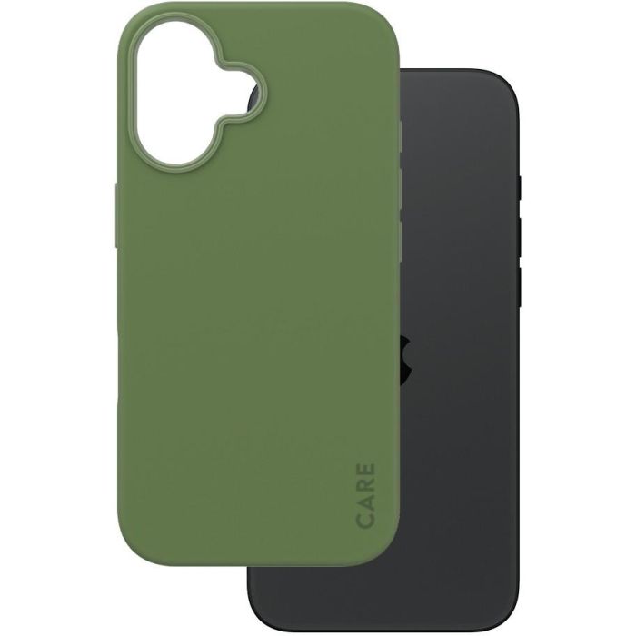 PanzerGlass CARE Funda Fashion Green MagSAFE para iPhone 16