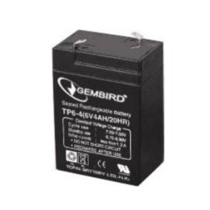 Batería para SAI GEMBIRD BAT-6V4.5AH 4,5 AH 6 V Batería para SAI GEMBIRD BAT-6V4.5AH 4,5 AH 6 V