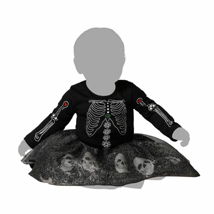 Disfraz para Niños Negro Esqueleto 1