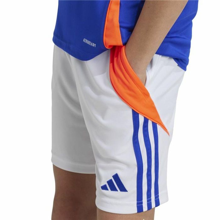 Pantalón Corto Deportivo Adidas Tiro24 Blanco 3