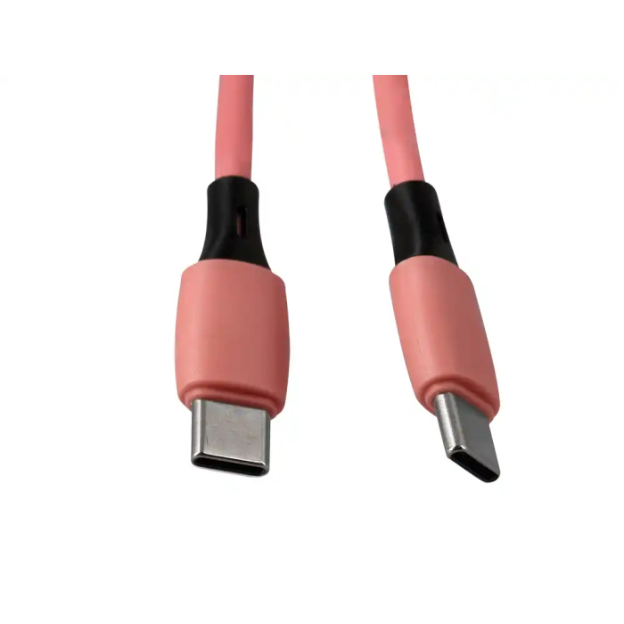 Q-connect Cable USB-C a USB-C PVC 2m Rosa 2