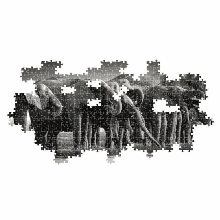 Clementoni Puzzle Panorama Herd of Giants High Quality 1000 Piezas (98x33cm) 4 Clementoni Puzzle Panorama Herd of Giants High Quality 1000 Piezas (98x33cm) 4