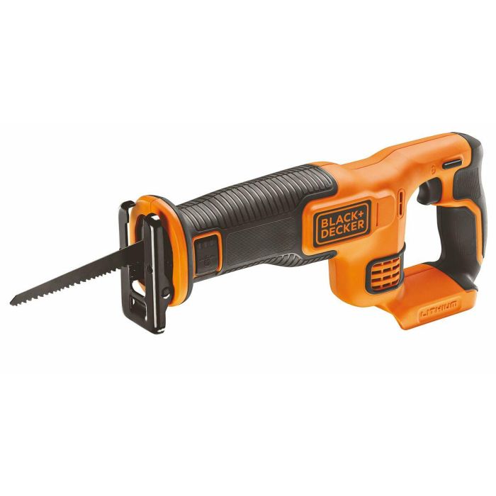 Black & Decker BDCR18N Sierra de sable inalámbrica, hoja de 15 cm. Cortes en madera, metal, plástico y poda; cambio sin herramientas. 3 Black & Decker BDCR18N Sierra de sable inalámbrica, hoja de 15 cm. Cortes en madera, metal, plástico y poda; cambio sin herramientas. 3