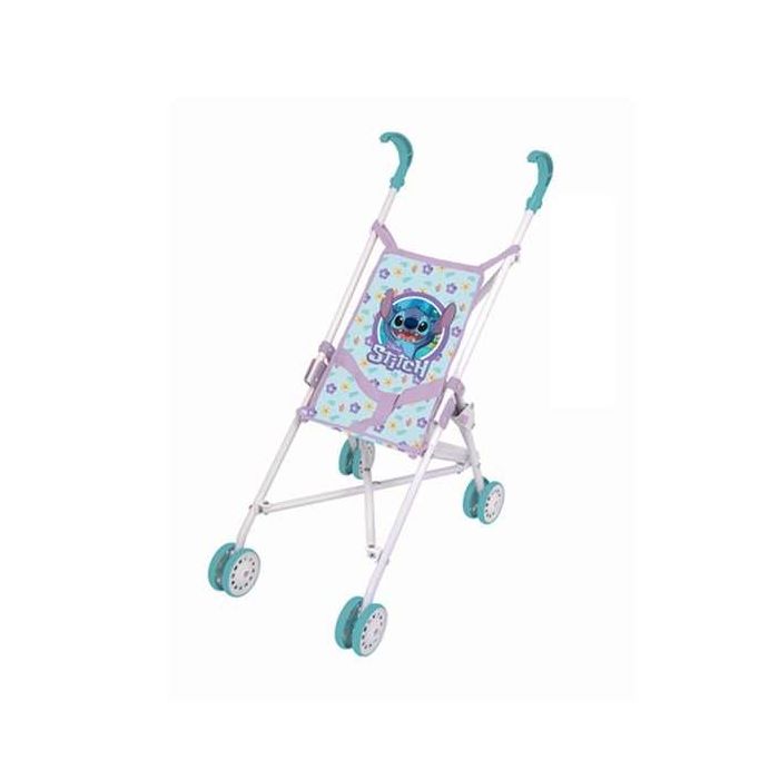 Smoby Sillita Paraguas Stitch para Niños de 2+ Años - Plegable de Plástico