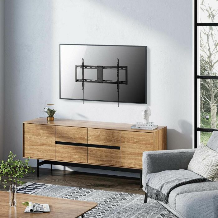 AISENS WT100F-365 Soporte TV Pared Ultra Delgado para Pantallas 43"-100" (75kg Max), VESA 800x400mm, Acero Negro Compatible Samsung 2 AISENS WT100F-365 Soporte TV Pared Ultra Delgado para Pantallas 43"-100" (75kg Max), VESA 800x400mm, Acero Negro Compatible Samsung 2