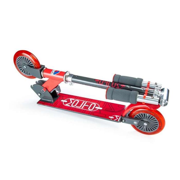 Patinete 2 ruedas plegable rojo. altura con dos posicones 72-77 cm soporta 50 kg 1 Patinete 2 ruedas plegable rojo. altura con dos posicones 72-77 cm soporta 50 kg 1
