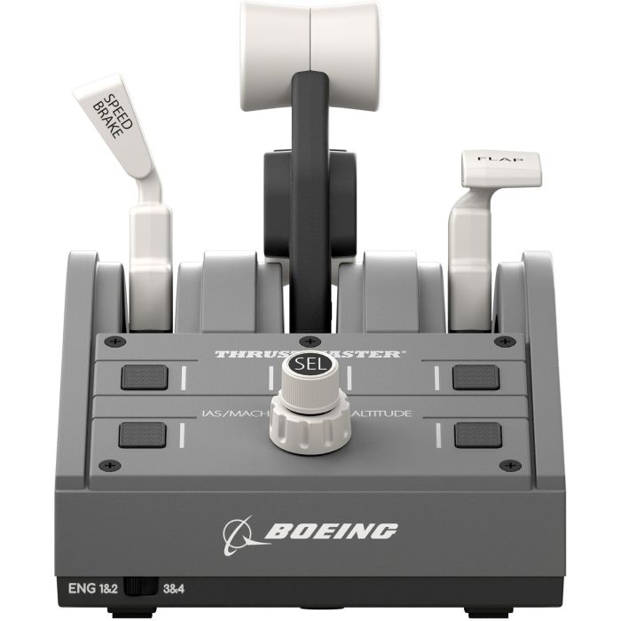 Thrustmaster TCA QUADRANT Boeing Palanca de mando para PC, Xbox Series X/S, One X - Gris, USB, 4060219 2 Thrustmaster TCA QUADRANT Boeing Palanca de mando para PC, Xbox Series X/S, One X - Gris, USB, 4060219 2