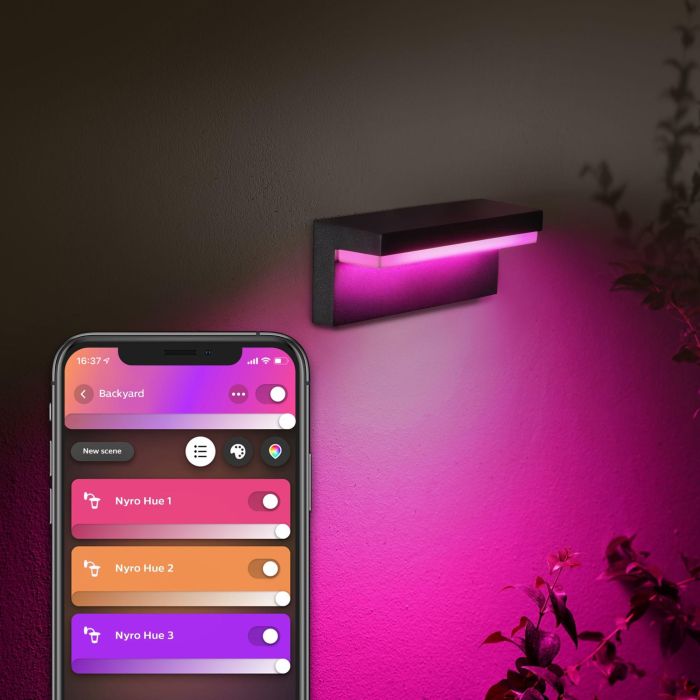 Philips Hue Nyro Wandleuchte 1000lm schwarz WACA 7