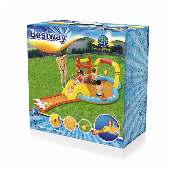 Bestway Piscina Hinchable Parque de Juegos Bolos 435x213x117 cm +2 Años Jardin 53068 20