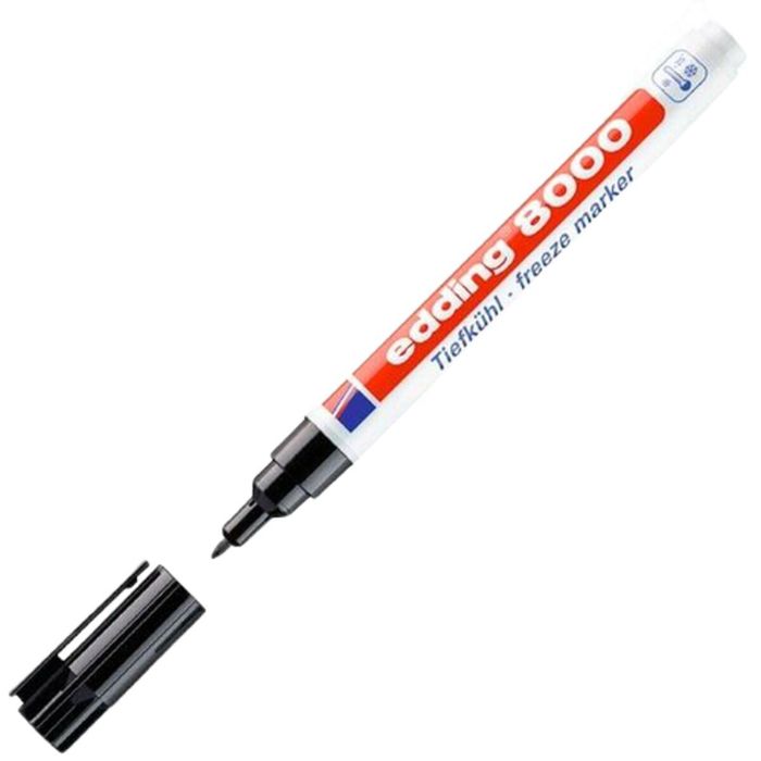 Rotulador permanente Edding 8000 Negro (10 Unidades) 2 Rotulador permanente Edding 8000 Negro (10 Unidades) 2