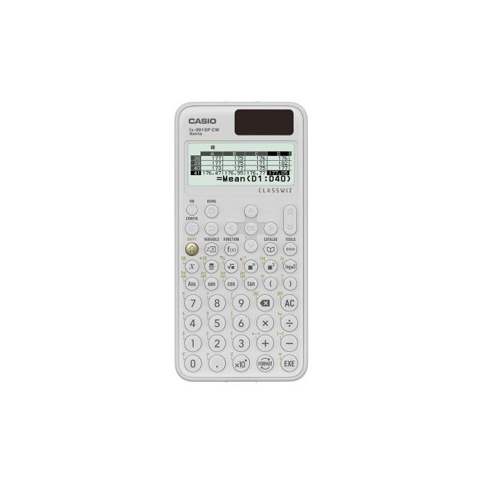 Casio Calculadora Científica FX-991SPCW Negro-Blanco 15 y 10+2 Dígitos 576 Funciones