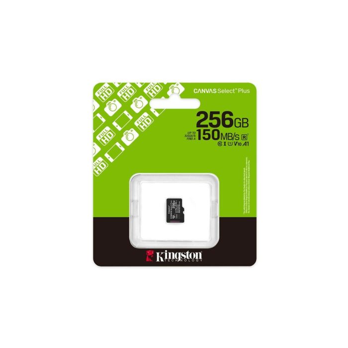 Tarjeta de Memoria Micro SD con Adaptador Kingston 256 GB 4 Tarjeta de Memoria Micro SD con Adaptador Kingston 256 GB 4