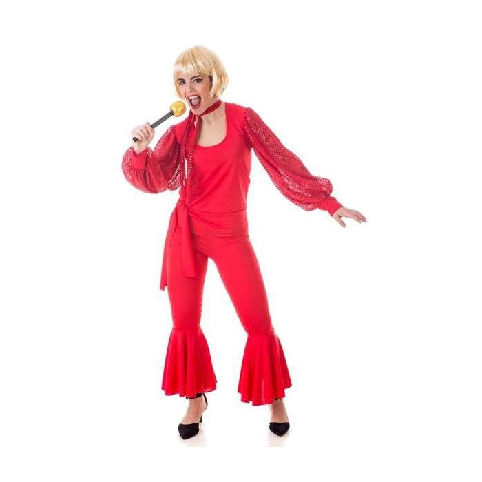 Creaciones Llopis Disfraz Adulto Carrá Talla XL Rojo Pantalón Camisa Pañuelo Peluca 1