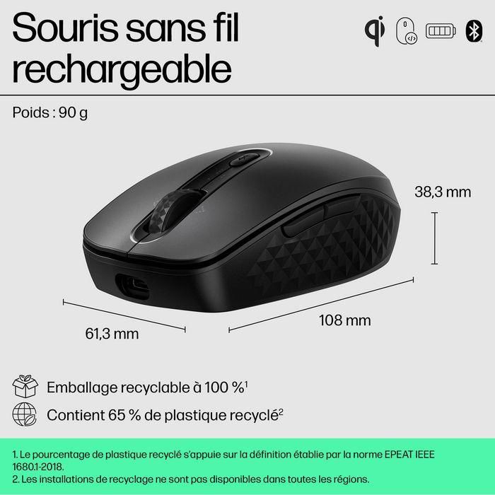 HP Raton 695 inalambrico recargable 3
