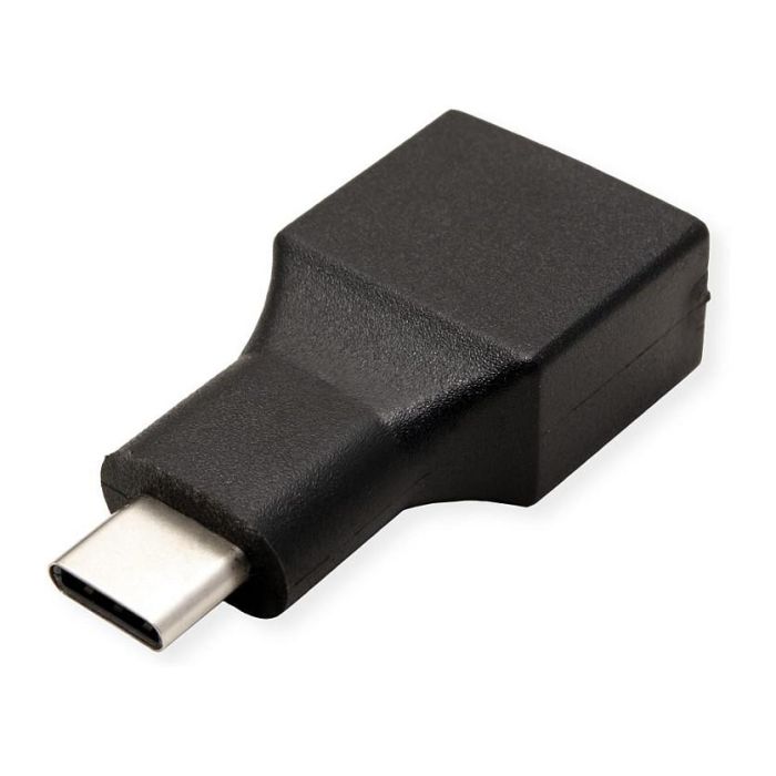 VALUE 12.99.9030 Adaptador USB 3.2 Gen1 Tipo C a Tipo A, Macho a Hembra, Negro, 5 Gbit/s, Plug and Play 1