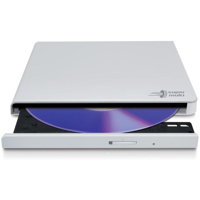 HLDS GP57EW40 Grabador DVD Externo Delgado USB 2.0 Blanco para Sobremesa/Portátil 3