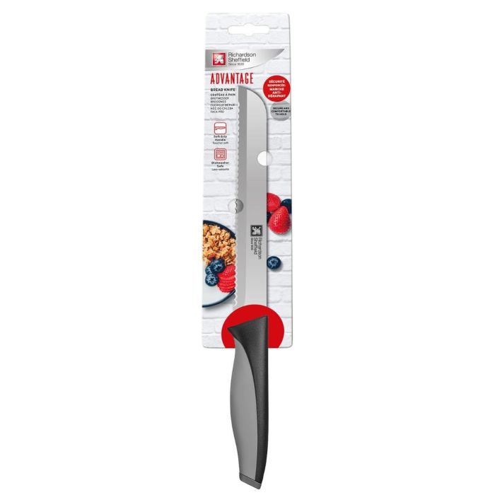 Cuchillo de Pan Acero Inoxidable Advantage Richardson Sheffield 20 cm (6 Unidades) 3 Cuchillo de Pan Acero Inoxidable Advantage Richardson Sheffield 20 cm (6 Unidades) 3