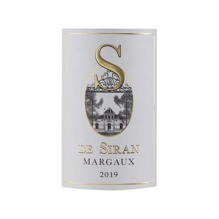 S De Siran 2016 Margaux - Vino tinto de Burdeos 1 S De Siran 2016 Margaux - Vino tinto de Burdeos 1