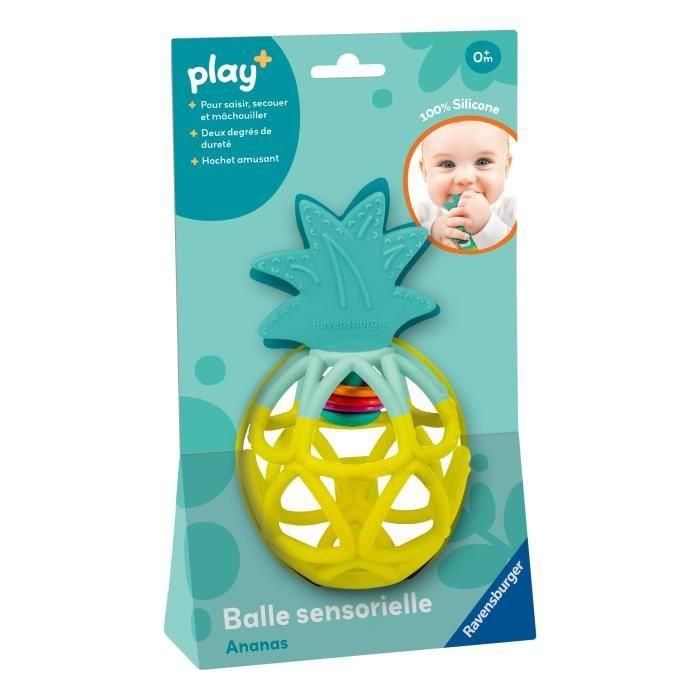 Ravensburger -PLAY + - Pelota sensorial piña - 6 meses - Versión francesa - 34013 3 Ravensburger -PLAY + - Pelota sensorial piña - 6 meses - Versión francesa - 34013 3