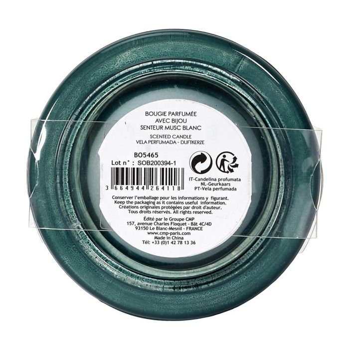 Home Deco Factory Vela Perfumada Con Joya Pulsera Pour Elle Ambre, Flor De Iris, Almizcle Blanco 1