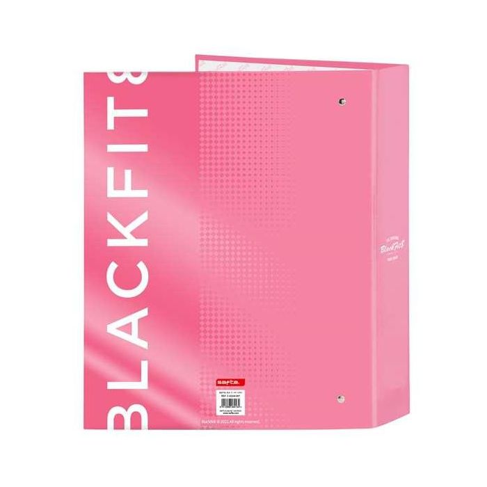 Carpeta de anillas BlackFit8 Glow up Rosa A4 27 x 33 x 6 cm 3 Carpeta de anillas BlackFit8 Glow up Rosa A4 27 x 33 x 6 cm 3