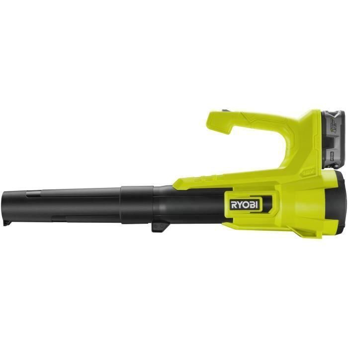 Ryobi RY18BLA-140 Soplador de hojas inalámbrico 18V ONE+ Turbo Jet 145 km/h, 7.1 m³/min, con batería 4.0 Ah y cargador 5