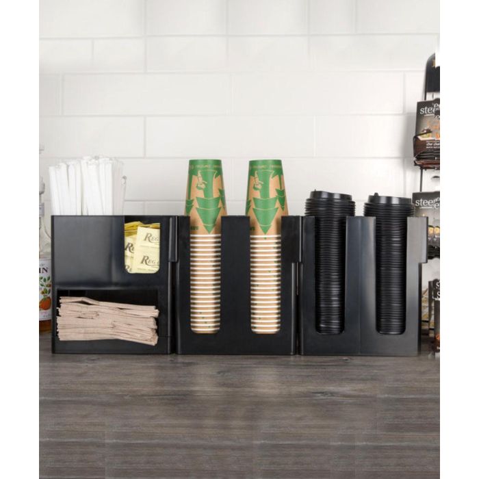 Organizador de Vasos y Tapas My Bar - 2 Secciones (6 Unidades) 2 Organizador de Vasos y Tapas My Bar - 2 Secciones (6 Unidades) 2