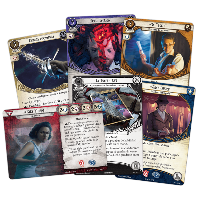 Arkham Horror LCG: El círculo roto expansión investigadores 1