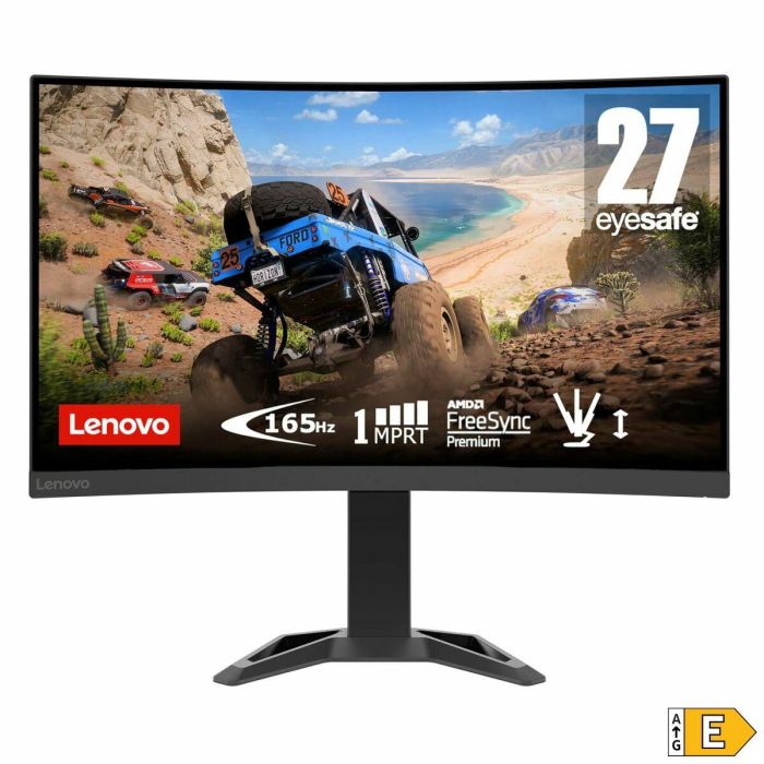 Pantalla PC Gamer Curva - LENOVO - G27c-30 - 27'' FHD - Panel VA - 1 ms - 165Hz - HDMI / DP - FreeSync Premium - Altavoces 4