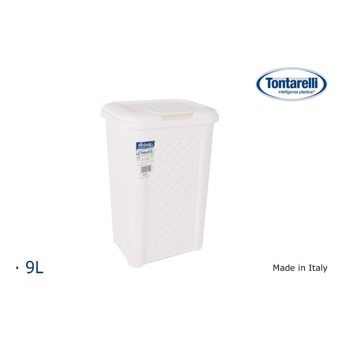 Tontarelli Papelera de Baño Arianna 10 Litros Blanco (8 Unidades) Tontarelli Papelera de Baño Arianna 10 Litros Blanco (8 Unidades)