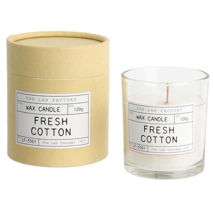 Home Deco Factory Vela Cera 120G Apothicaire Vaso Cristal Mecha Madera Aromas Variados 3