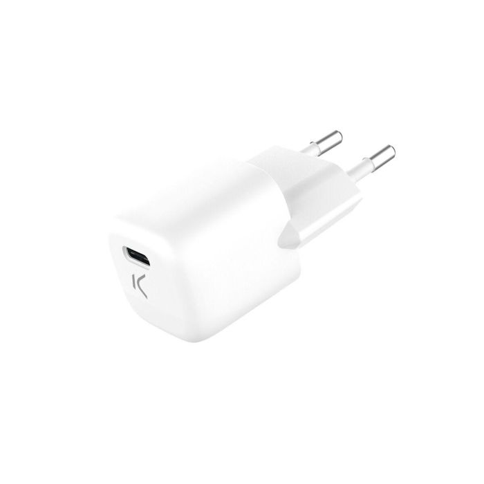 Cargador de Pared KSIX PPS Blanco 20 W 1 Cargador de Pared KSIX PPS Blanco 20 W 1