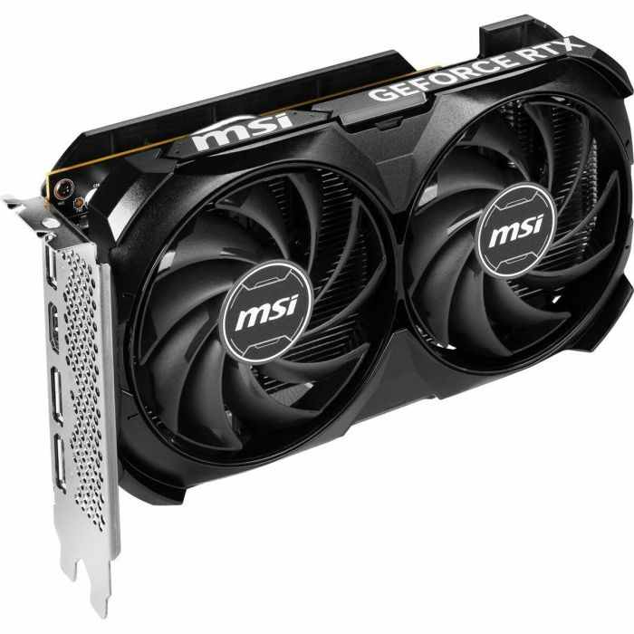 MSI GEFORCE RTX 4060 VENTUS 2X BLACK 8G OC tarjeta gráfica NVIDIA 8 GB GDDR6 5