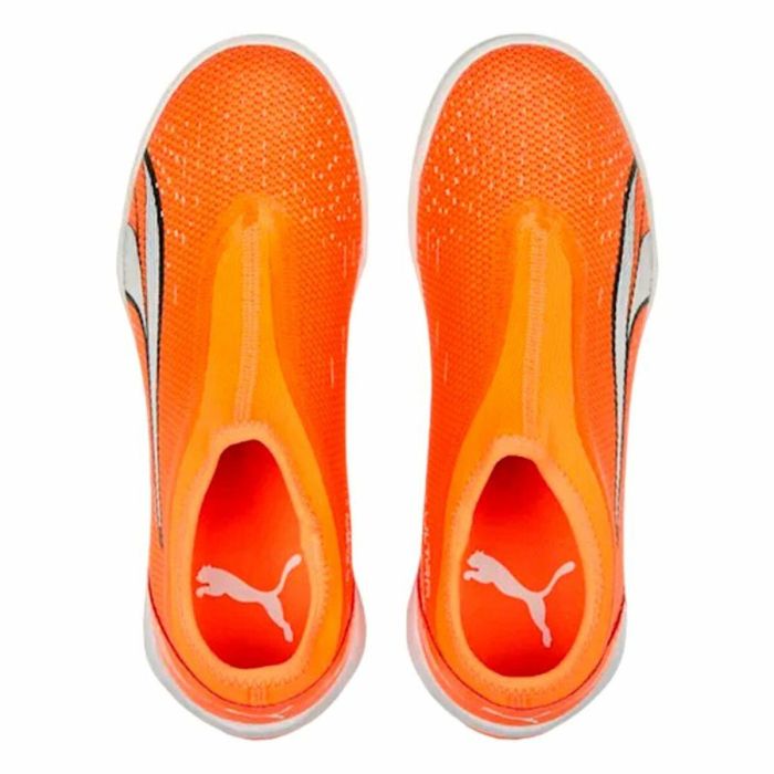 Botas de Fútbol para Niños Puma Ultra Match Ll It + Naranja 2