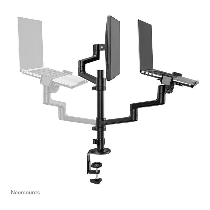 Neomounts DS20-425BL2 Brazo para Monitor y Portátil de 17-27" y 11.6-17.3" Negro
